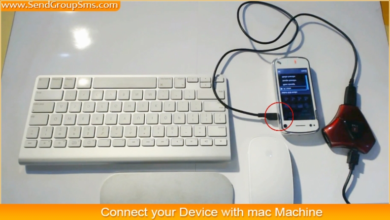 connect device with Mac machine